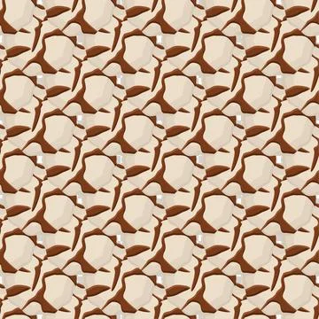 Pattern homemade cookie different taste in pastry biscuit Stock Illustration