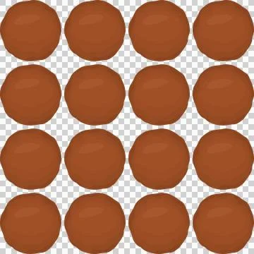 Pattern homemade cookie different taste in pastry biscuit Stock Illustration