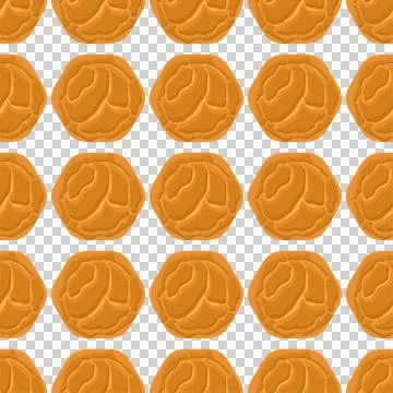 Pattern homemade cookie different taste in pastry biscuit Stock Illustration