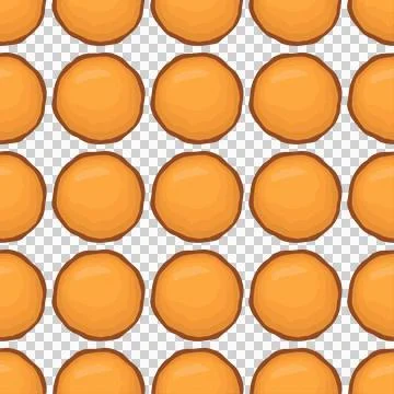 Pattern homemade cookie different taste in pastry biscuit Stock Illustration