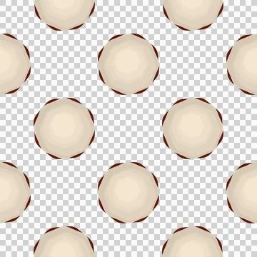 Pattern homemade cookie different taste in pastry biscuit Stock Illustration