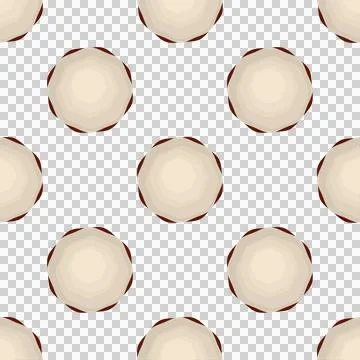 Pattern homemade cookie different taste in pastry biscuit Stock Illustration