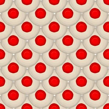 Pattern homemade cookie different taste in pastry biscuit Stock Illustration