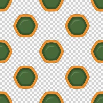 Pattern homemade cookie different taste in pastry biscuit Stock Illustration