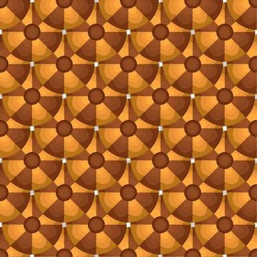 Pattern homemade cookie different taste in pastry biscuit Stock Illustration