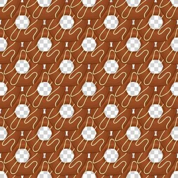 Pattern homemade cookie different taste in pastry biscuit Stock Illustration