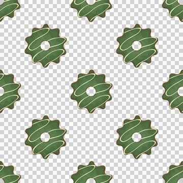 Pattern homemade cookie different taste in pastry biscuit Stock Illustration