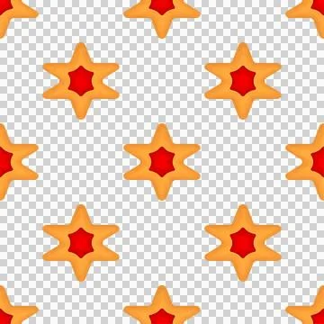 Pattern homemade cookie different taste in pastry biscuit Illustrazione stock