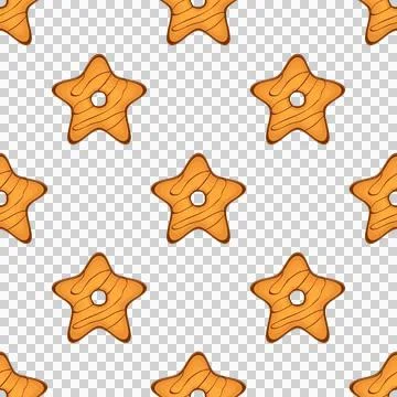 Pattern homemade cookie different taste in pastry biscuit Stock Illustration