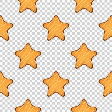 Pattern homemade cookie different taste in pastry biscuit Stock Illustration