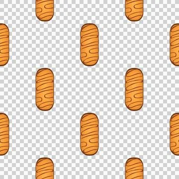 Pattern homemade cookie different taste in pastry biscuit Stockillustratie