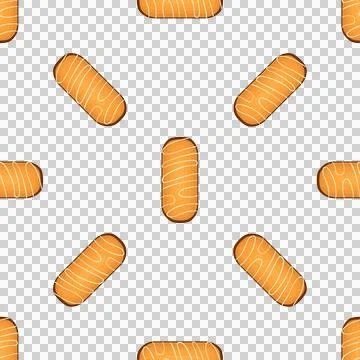 Pattern homemade cookie different taste in pastry biscuit Illustrazione stock