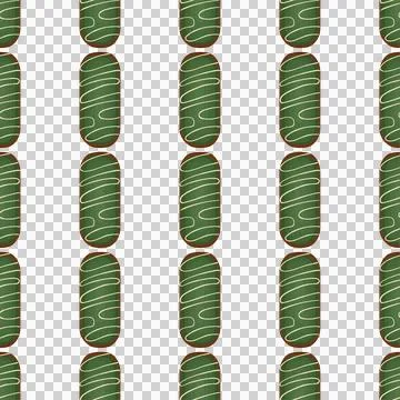 Pattern homemade cookie different taste in pastry biscuit Stock Illustration