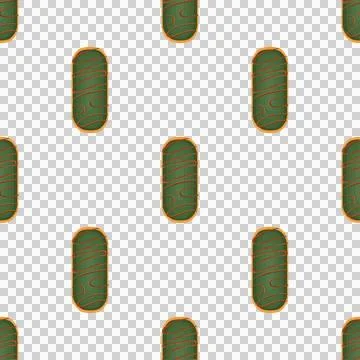 Pattern homemade cookie different taste in pastry biscuit Stock Illustration