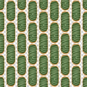 Pattern homemade cookie different taste in pastry biscuit Stock Illustration