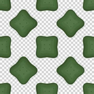 Pattern homemade cookie different taste in pastry biscuit Stock Illustration