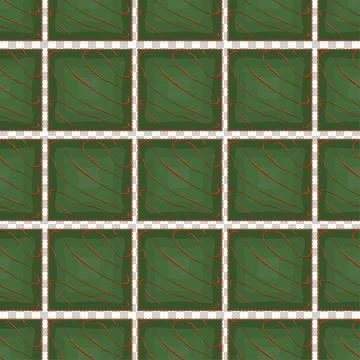 Pattern homemade cookie different taste in pastry biscuit Illustrazione stock