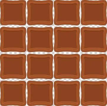 Pattern homemade cookie different taste in pastry biscuit Stock Illustration