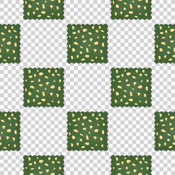 Pattern homemade cookie different taste in pastry biscuit Stock Illustration