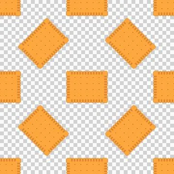 Pattern homemade cookie different taste in pastry biscuit Stock Illustration