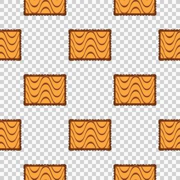 Pattern homemade cookie different taste in pastry biscuit Stock Illustration