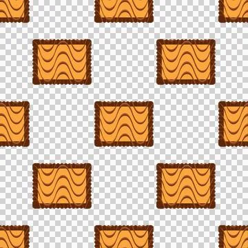 Pattern homemade cookie different taste in pastry biscuit Stock Illustration