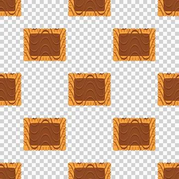Pattern homemade cookie different taste in pastry biscuit Stock Illustration