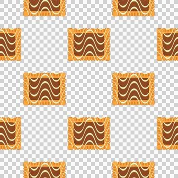 Pattern homemade cookie different taste in pastry biscuit Stock Illustration