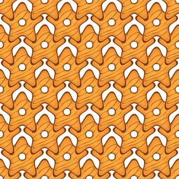 Pattern homemade cookie different taste in pastry biscuit Stock Illustration