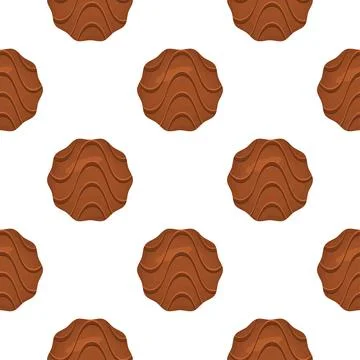 Pattern homemade cookie different taste in pastry biscuit Stock Illustration