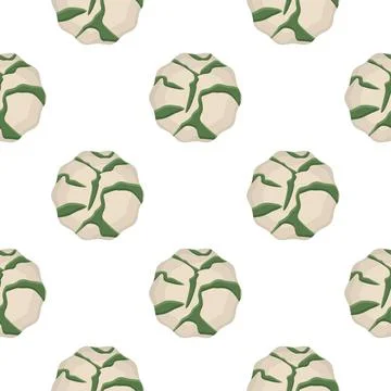 Pattern homemade cookie different taste in pastry biscuit Stock Illustration