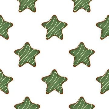 Pattern homemade cookie different taste in pastry biscuit Illustrazione stock