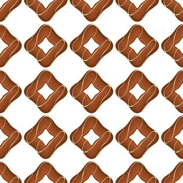 Pattern homemade cookie different taste in pastry biscuit Stock Illustration