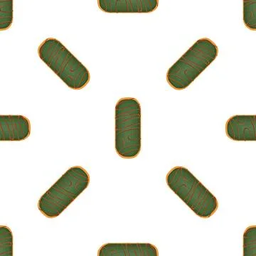 Pattern homemade cookie different taste in pastry biscuit Stock Illustration