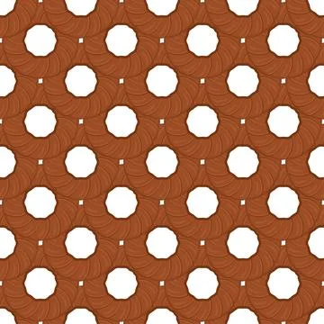 Pattern homemade cookie different taste in pastry biscuit Stock Illustration