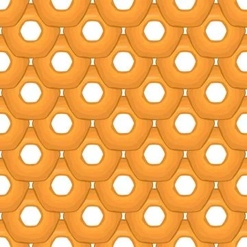 Pattern homemade cookie different taste in pastry biscuit Stock Illustration