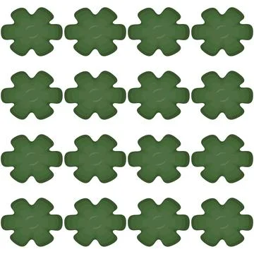 Pattern homemade cookie different taste in pastry biscuit Stock Illustration