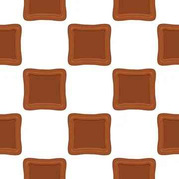 Pattern homemade cookie different taste in pastry biscuit Illustrazione stock