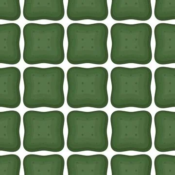 Pattern homemade cookie different taste in pastry biscuit Stock Illustration