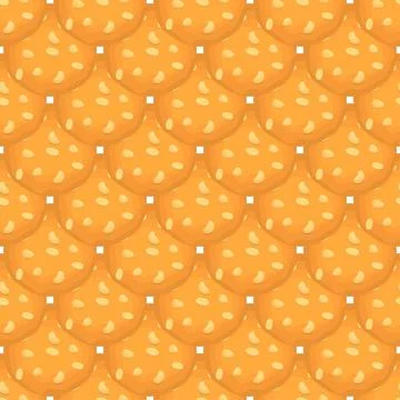 Pattern homemade cookie different taste in pastry biscuit Stock Illustration