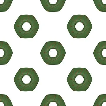 Pattern homemade cookie different taste in pastry biscuit Stock Illustration