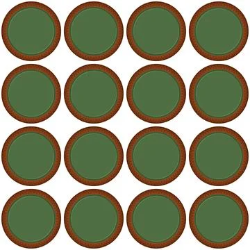 Pattern homemade cookie different taste in pastry biscuit Stock Illustration