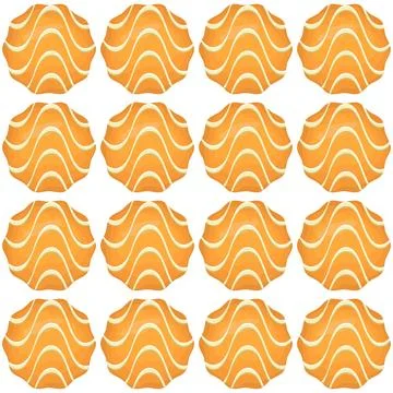 Pattern homemade cookie different taste in pastry biscuit Stock Illustration
