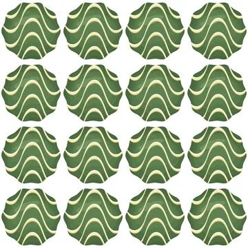 Pattern homemade cookie different taste in pastry biscuit Stock Illustration
