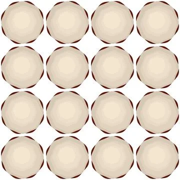 Pattern homemade cookie different taste in pastry biscuit Stock Illustration