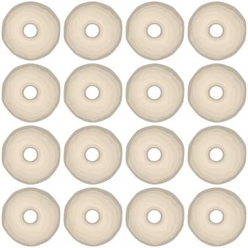 Pattern homemade cookie different taste in pastry biscuit Stock Illustration