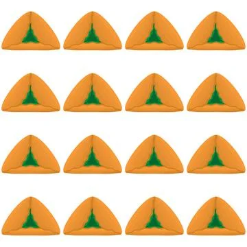 Pattern homemade cookie different taste in pastry biscuit Stock Illustration