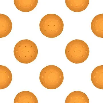 Pattern homemade cookie different taste in pastry biscuit Illustrazione stock