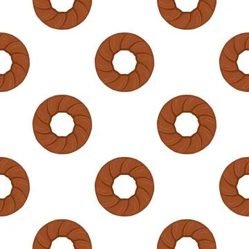 Pattern homemade cookie different taste in pastry biscuit Stock Illustration