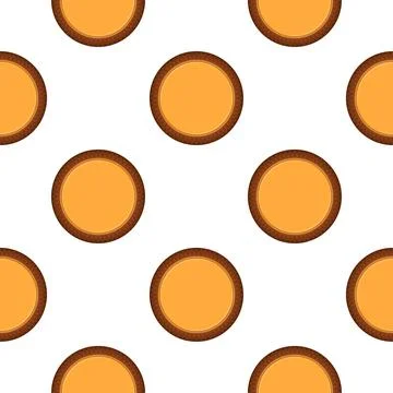 Pattern homemade cookie different taste in pastry biscuit Stock Illustration